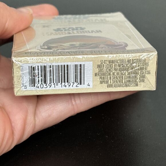 The Mandalorian Star Wars The Child Baby Yoda Grogu Playing Cards Disney- "New" - Picture 4 of 4